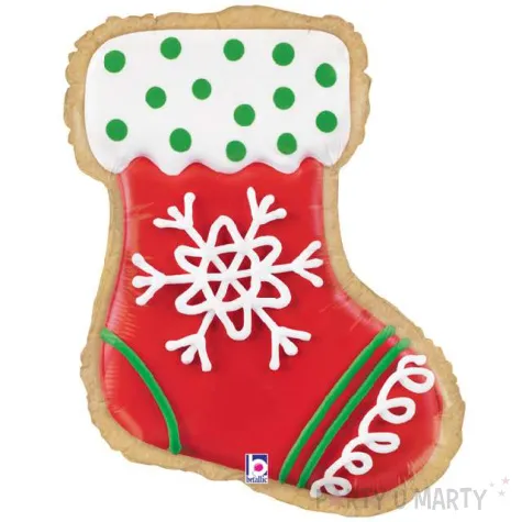 balon foliowy skarpeta na prezenty betallic 27 shp