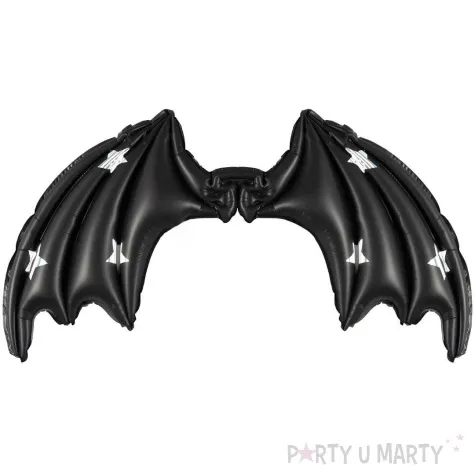 balon foliowy skrzydla nietoperza czarny matowy partydeco 33 shp