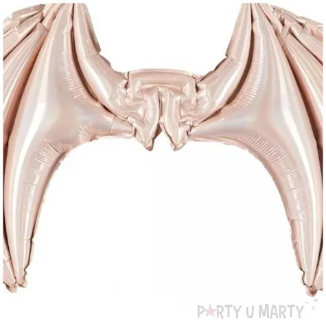 balon foliowy skrzydla nietoperza rozowy holograficzny partydeco 33 shp