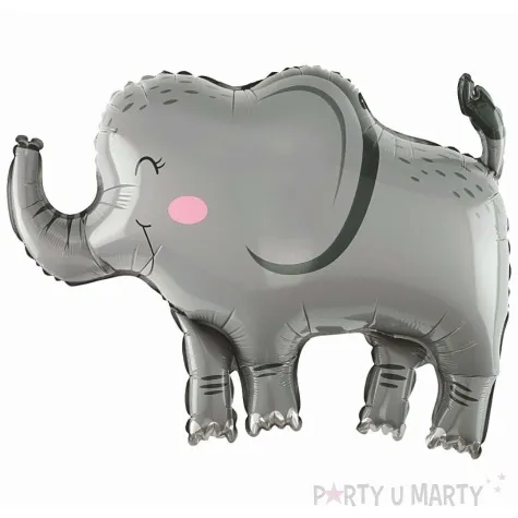 balon foliowy slon safari szary godan 27 shp