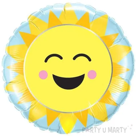 balon foliowy slonce i tecza qualatex 9 rnd