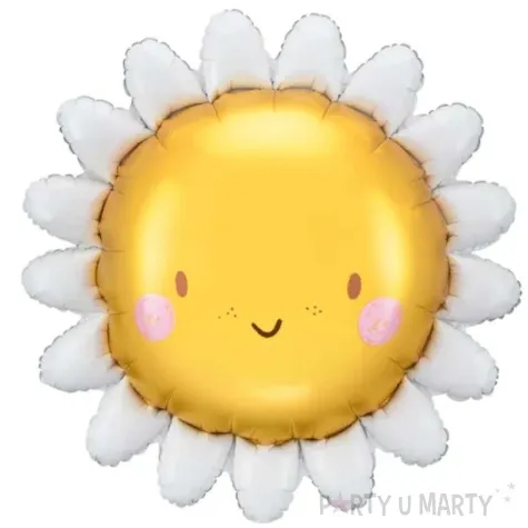 balon foliowy slonce kwiatek partydeco 35