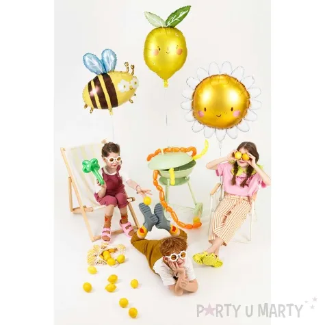 balon foliowy slonce kwiatek partydeco 35