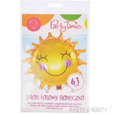 balon foliowy sloneczko zolty arpex 22 shp