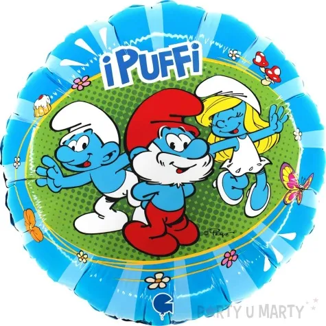 balon foliowy smerfy grabo 18 rnd