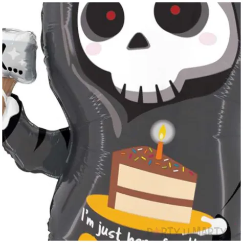 balon foliowy smierc im just here for the cake grabo 25 shp