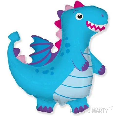 balon foliowy smok niebieski godan 24 shp