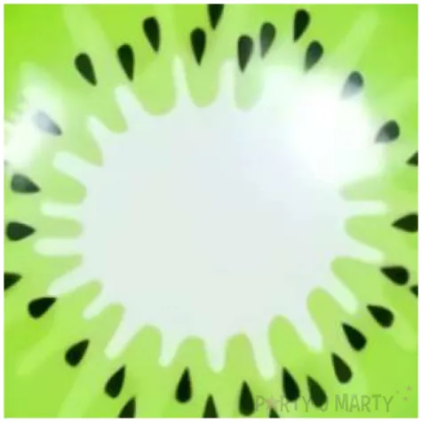 balon foliowy soczyste kiwi zielony jix 18 rnd