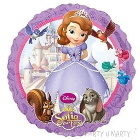 balon foliowy sofia the first okragly amscan 9 rnd