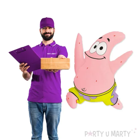 balon foliowy spongebob patryk rozgwiazda flexmetal 24 shp