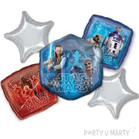 balon foliowy star wars ostatni jedi amscan zestaw