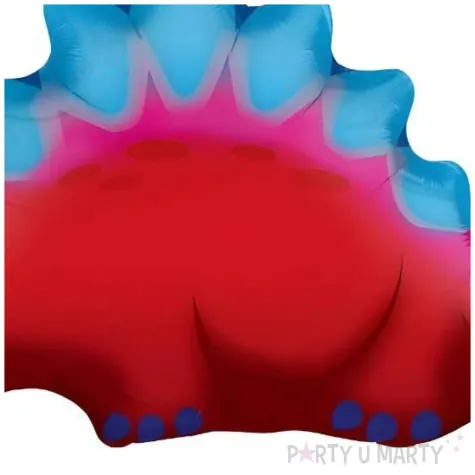 balon foliowy stegozaur czerwony qualatex 21 shp