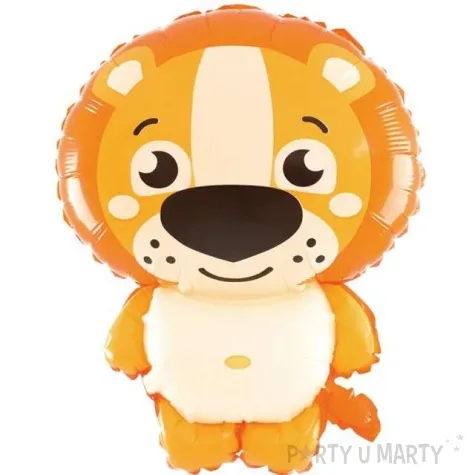 balon foliowy stojacy lew z zoo partypal 25 shp