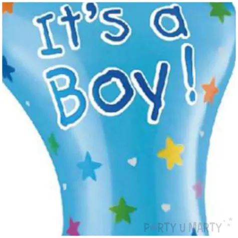 balon foliowy stopka its a boy baby shower niebieski partypal 32 shp