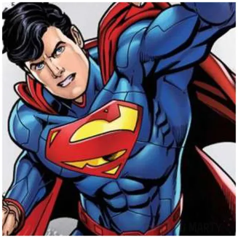 balon foliowy superman amscan 18 rnd