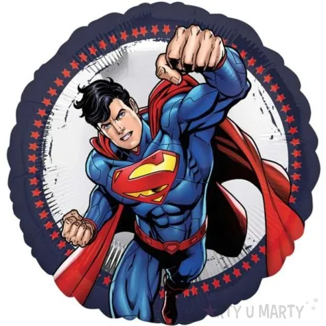 balon foliowy superman amscan 18 rnd