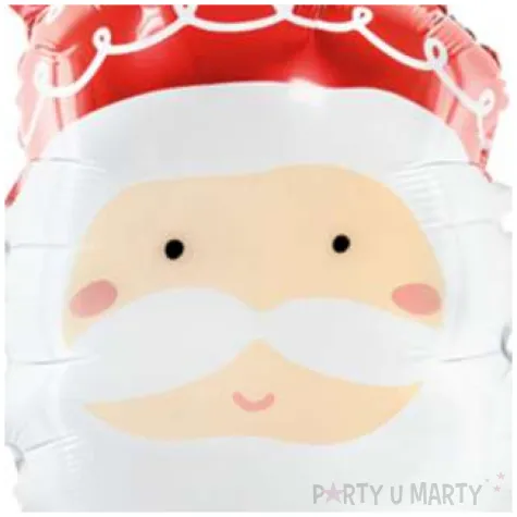 balon foliowy swiety mikolaj zielony partydeco 24 shp