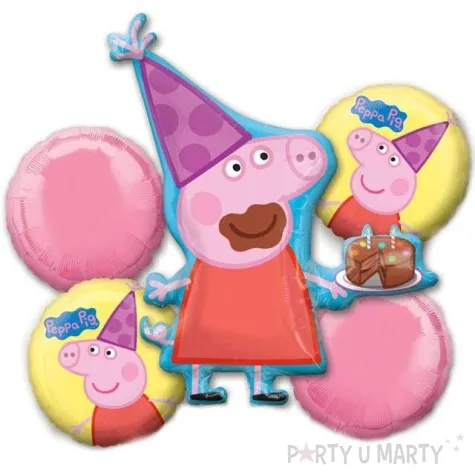 balon foliowy swinka peppa amscan zestaw