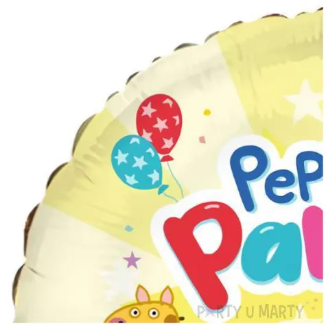 balon foliowy swinka peppa party flexmetal 18 rnd