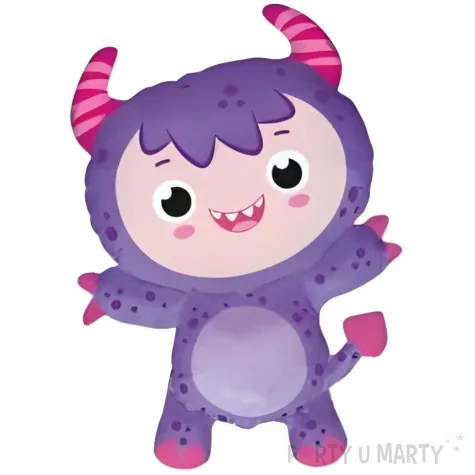 balon foliowy sympatyczny potworek fioletowy flexmetal 24 shp