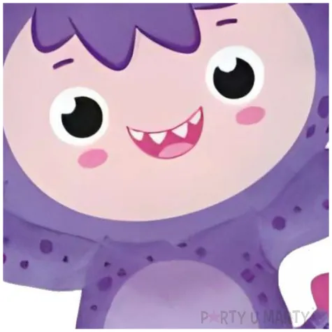 balon foliowy sympatyczny potworek fioletowy flexmetal 24 shp