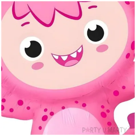 balon foliowy sympatyczny potworek rozowy flexmetal 24 shp