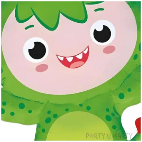 balon foliowy sympatyczny potworek zolty flexmetal 24 shp