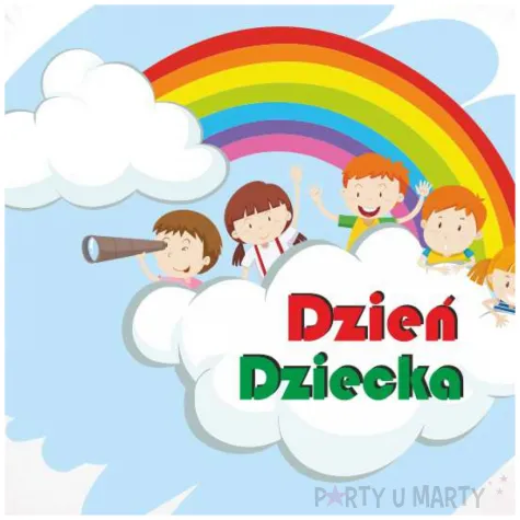 balon foliowy teczowy dzien dziecka dzieci 18 rnd