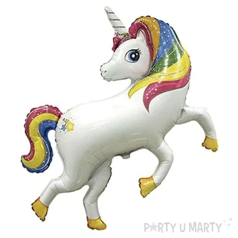 balon foliowy teczowy jednorozec flexmetal 14 shp