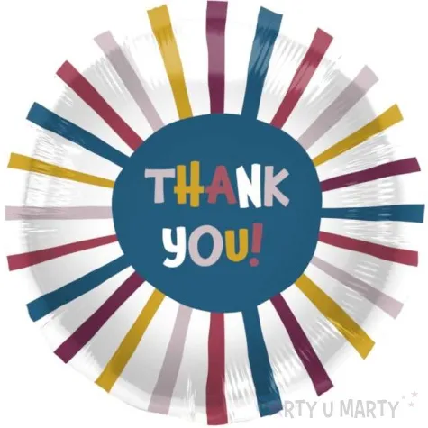 balon foliowy thank you stripes folat 18 rnd