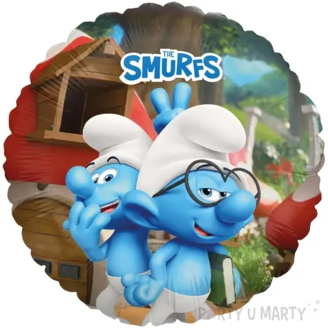 balon foliowy the smurfs smerf wazniak party factory 18 rnd
