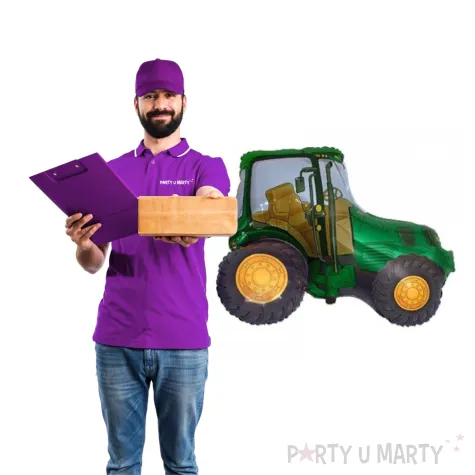 balon foliowy traktor zielony flexmetal 14 shp