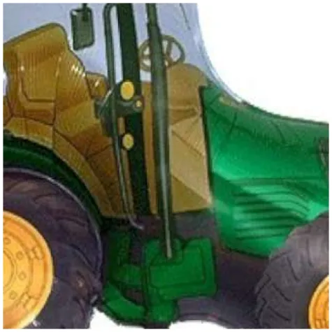 balon foliowy traktor zielony flexmetal 14 shp