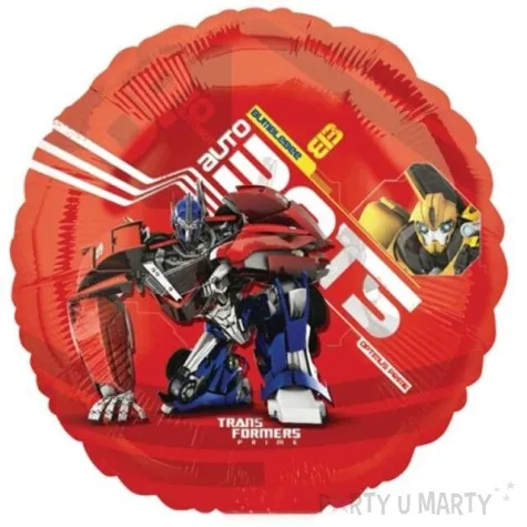 balon foliowy transformers czerwony amscan 9 rnd