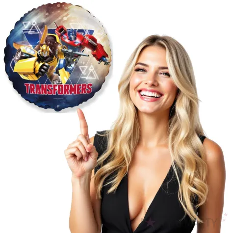 balon foliowy transformers flexmetal 18 rnd