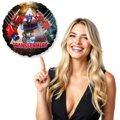 balon foliowy transformers flexmetal 18 rnd