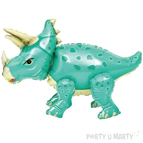 balon foliowy triceratops turkusowy partypal 35 shp