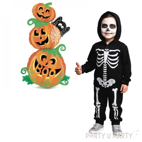 balon foliowy trzy dynie pomaranczowy carnival toys 56 shp