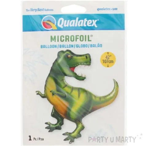 balon foliowy tyranozaur dinozaur qualatex 42 shp
