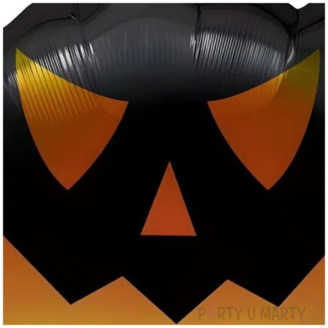 balon foliowy upiorna dynia czarny qualatex 35 shp