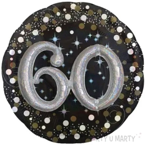 balon foliowy urodziny 60 amscan 36 rnd