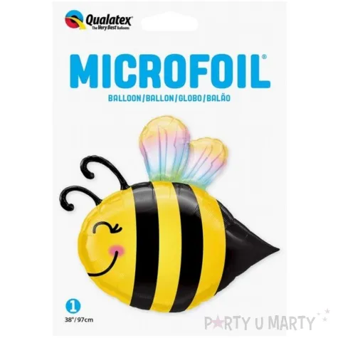 balon foliowy usmiechnieta pszczolka qualatex 38 shp