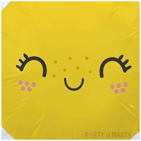 balon foliowy usmiechnieta stokrotka dekoracja na dzien wiosny do szkoly przedszkola 24 shp