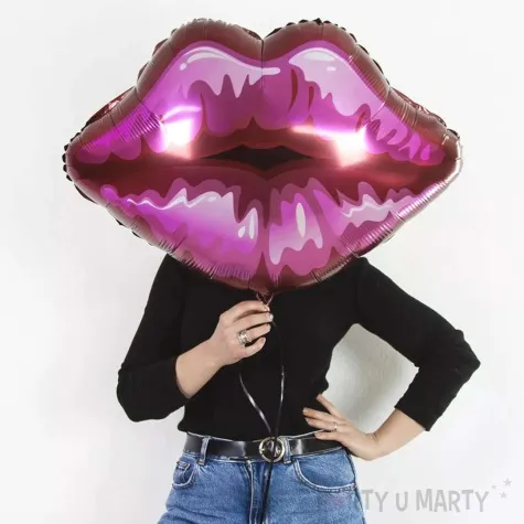 balon foliowy usta czerwony jix 30 shp