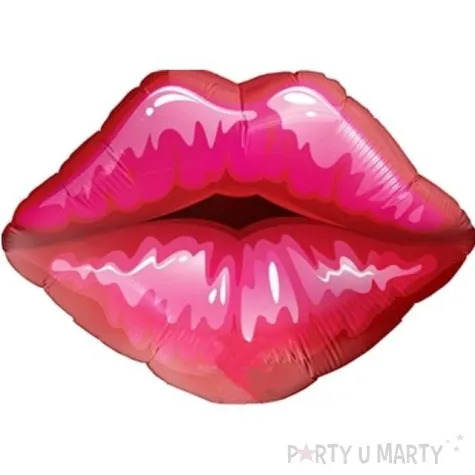 balon foliowy usta czerwony qualatex 14 shp