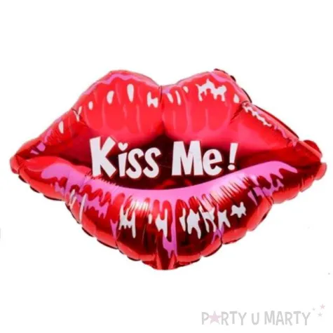 balon foliowy usta kiss me czerwony jix 20 shp