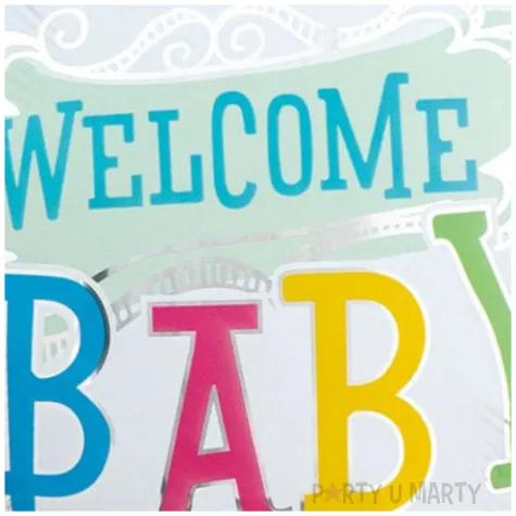 balon foliowy welcome baby takarakosan 14 rnd