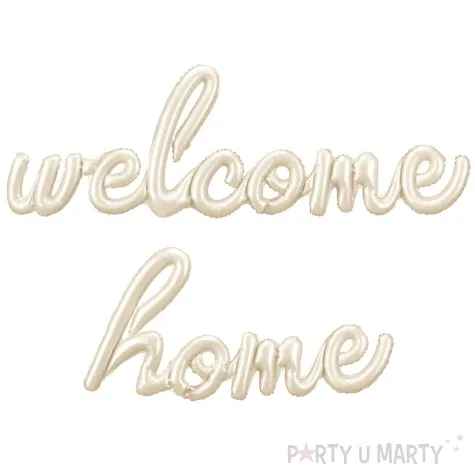 balon foliowy welcome home dekoracja na baby shower powrot do domu 132 ltr