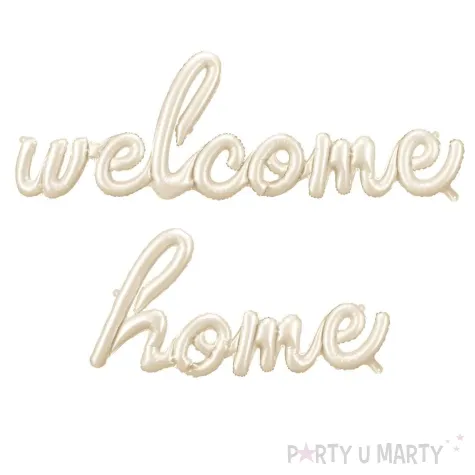 balon foliowy welcome home dekoracja na baby shower powrot do domu 132 ltr