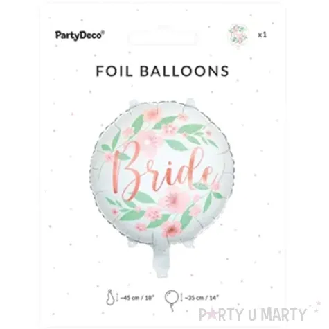 balon foliowy wieczor panienski bride partydeco 18 rnd
